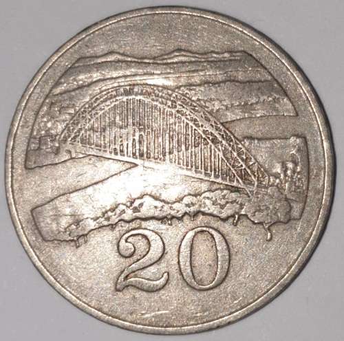1983 - 20 CENT COIN - ZIMBABWE - (Copper-Nickel)